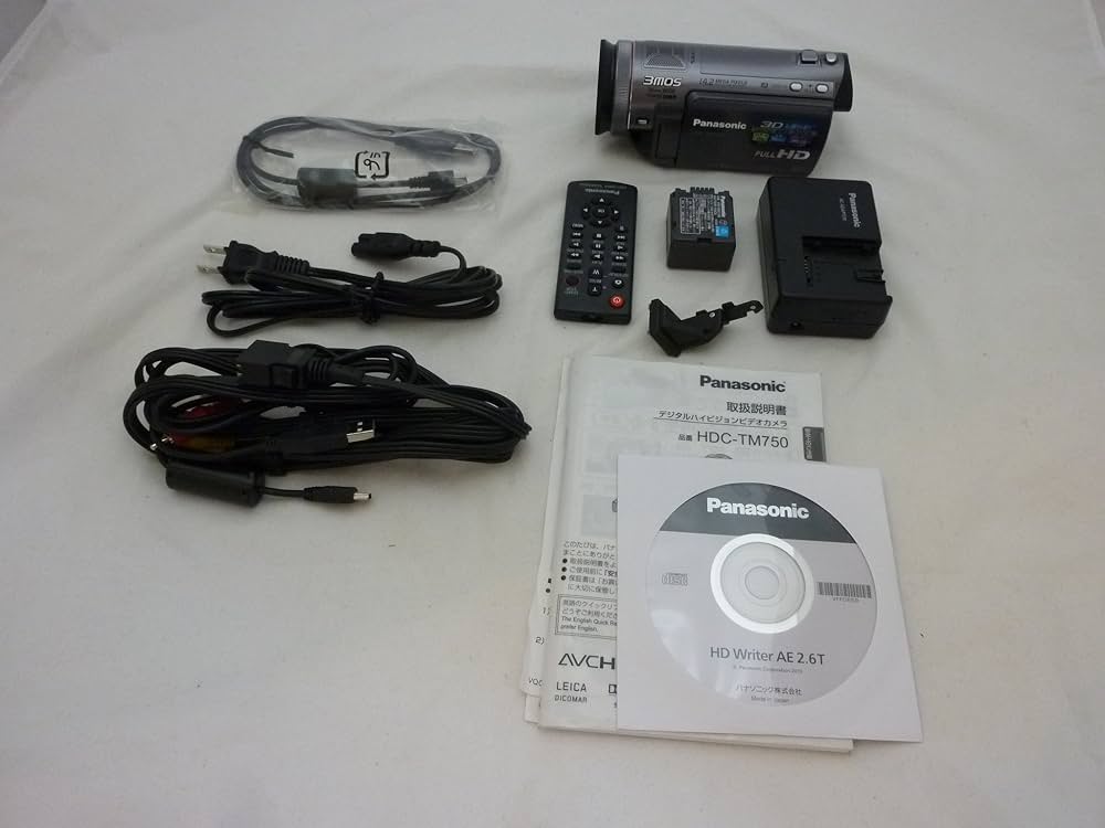 Amazon.co.jp: パナソニック デジタルハイビジョンビデオカメラ TM750