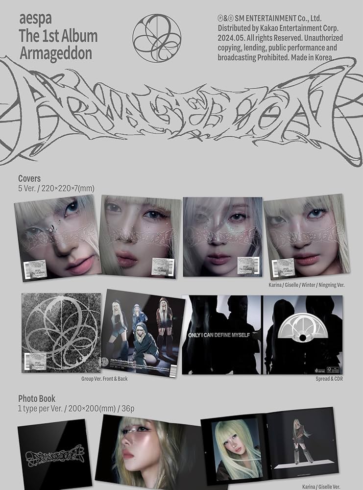Amazon.co.jp: aespa Armageddon 1st Album Contents+Tracking Sealed