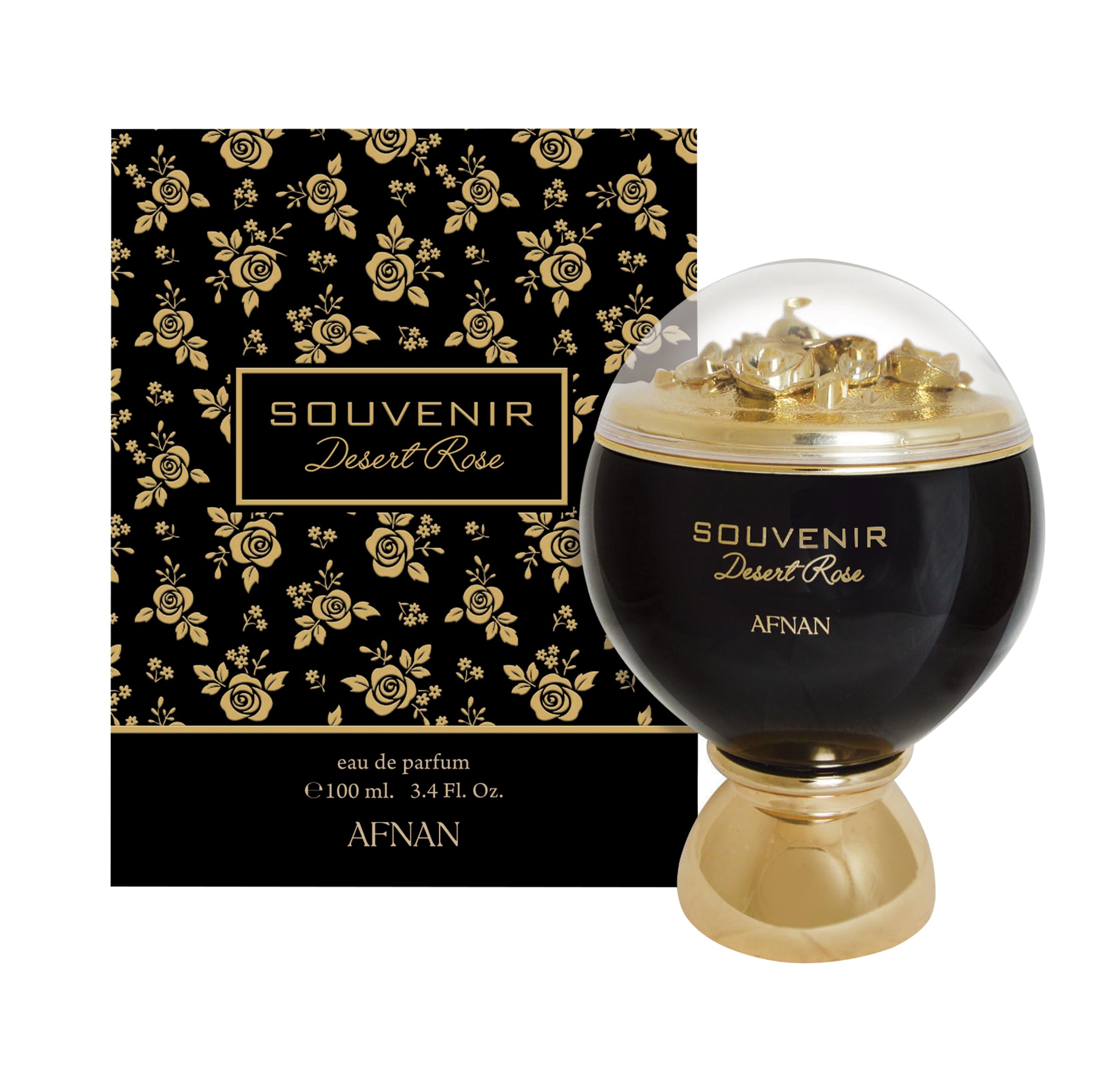 Amazon.com : Afnan Souvenir Desert Rose Eau De Parfum for Women