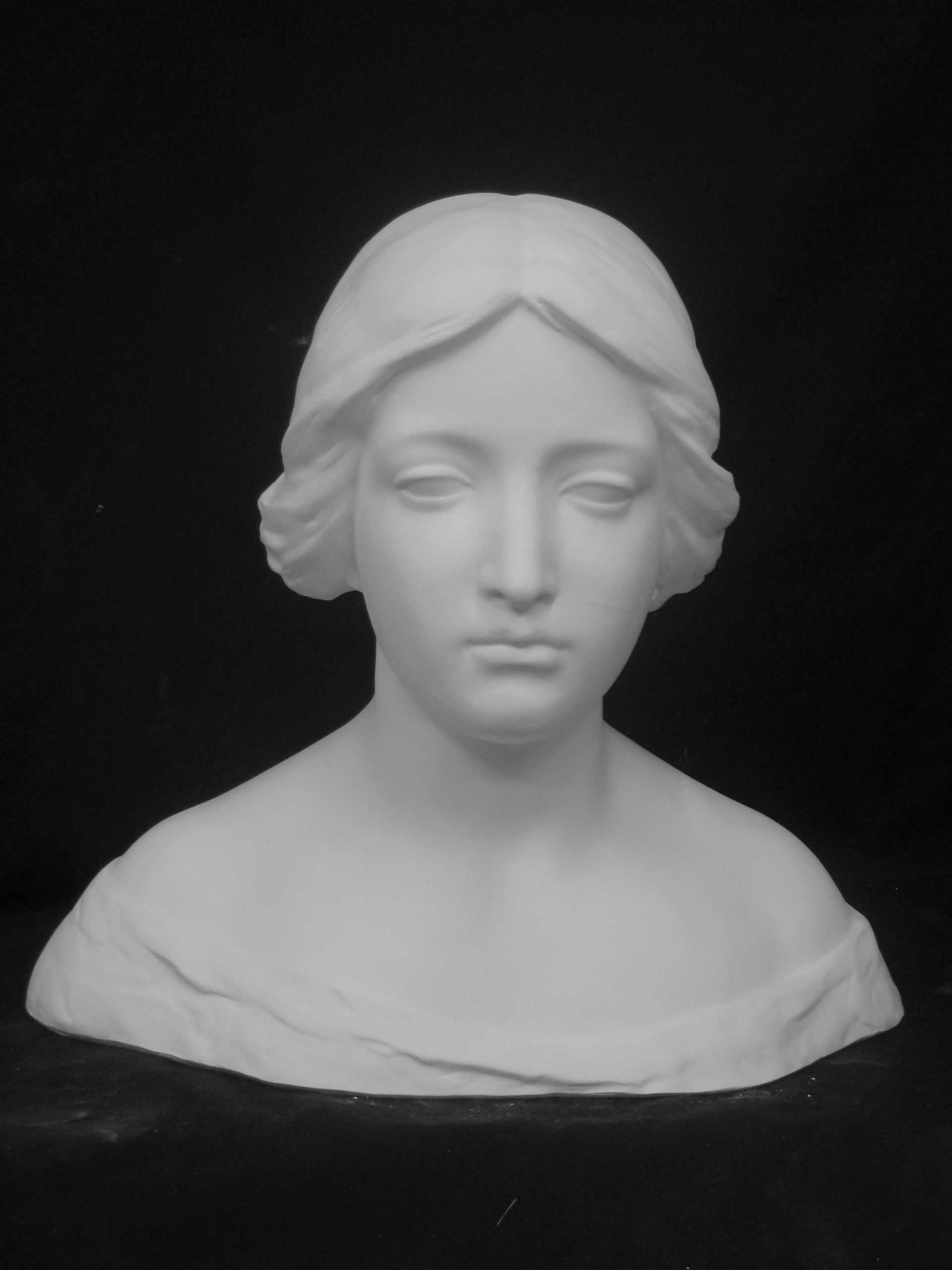 Amazon.co.jp: 石膏像 K－154 ジャンヌダルク胸像 H．40cm