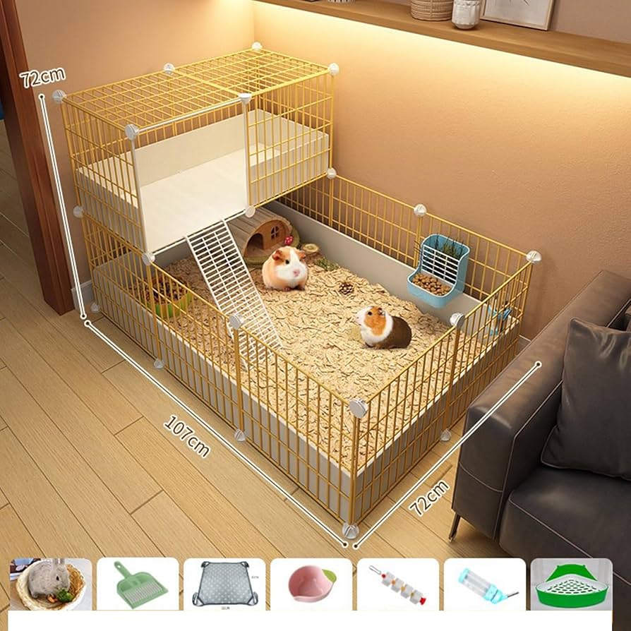 Amazon.co.jp: EHHDJ(もとし) モルモットケージ - ハリネズミ ケージ