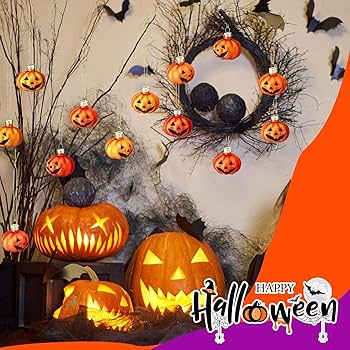 Amazon.co.jp: 12個 ハロウィンガラスジャックOランタン 小さな