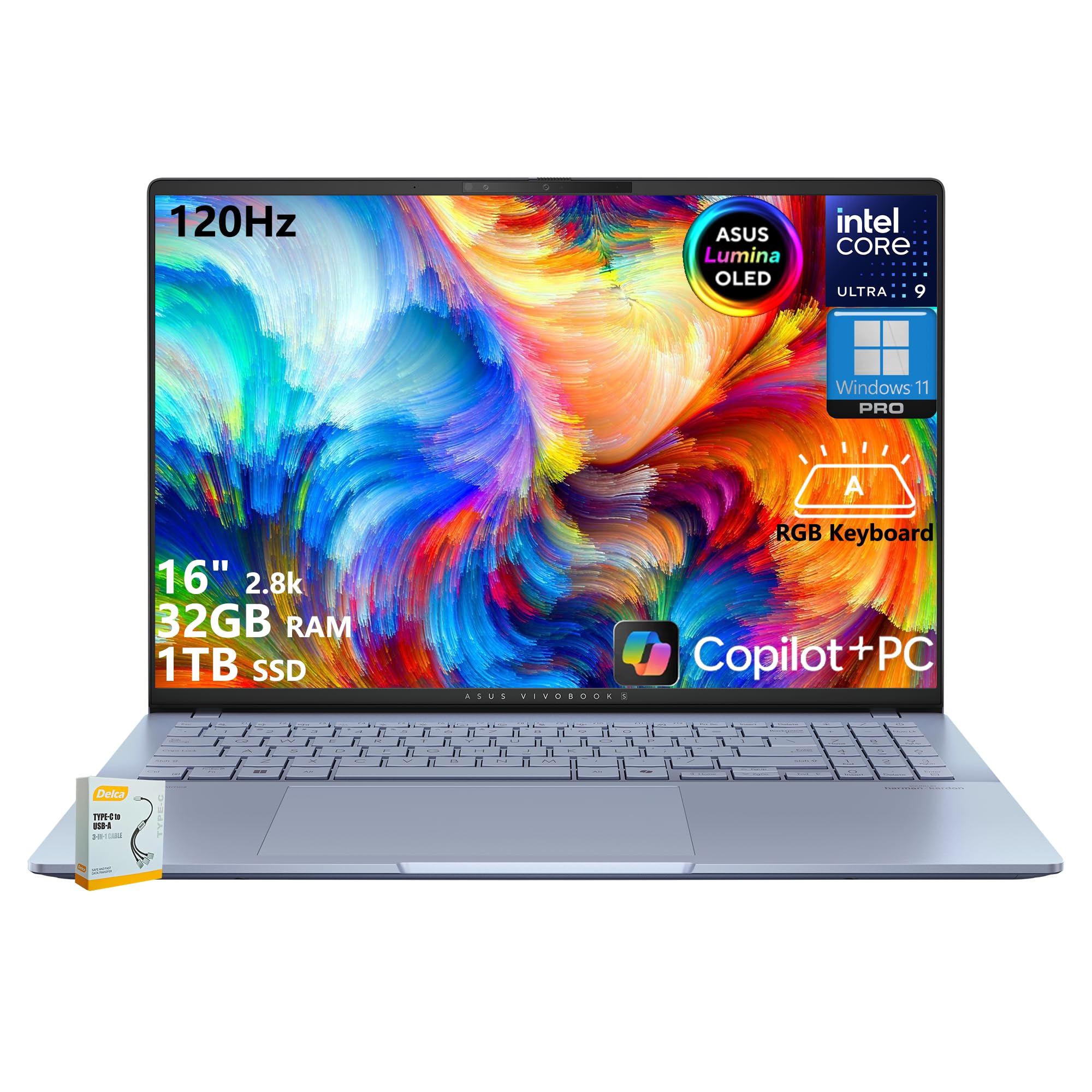 Amazon.com: ASUS Vivobook S16 Copilot+ AI PC Laptop | 16