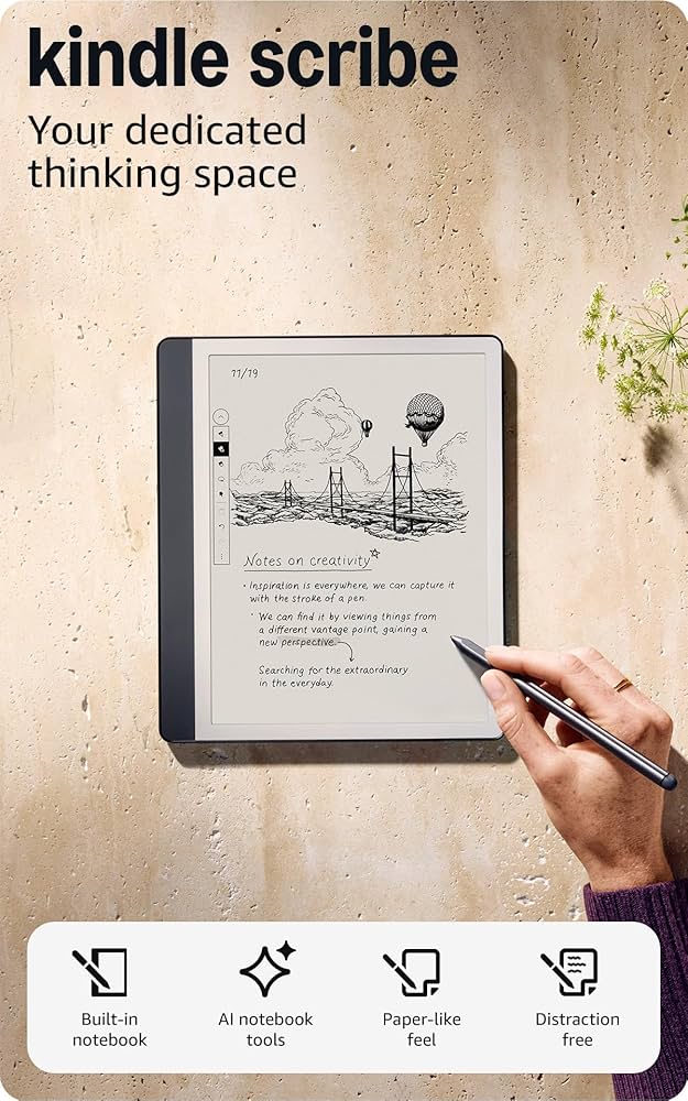 New Kindle Scribe: Write in Books & Notes | 10.2