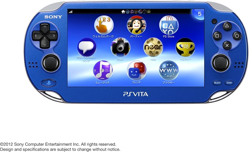 Amazon.com: PlayStation Vita, WiFi Sapphire Blue, Japanese Version