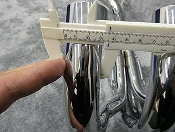 Amazon | NC42 DJガニマタ6分割マフラー メッキ アウター