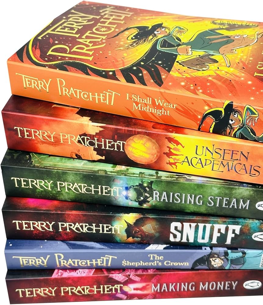 Terry pratchett Discworld novels Series 8 :6 books collection set