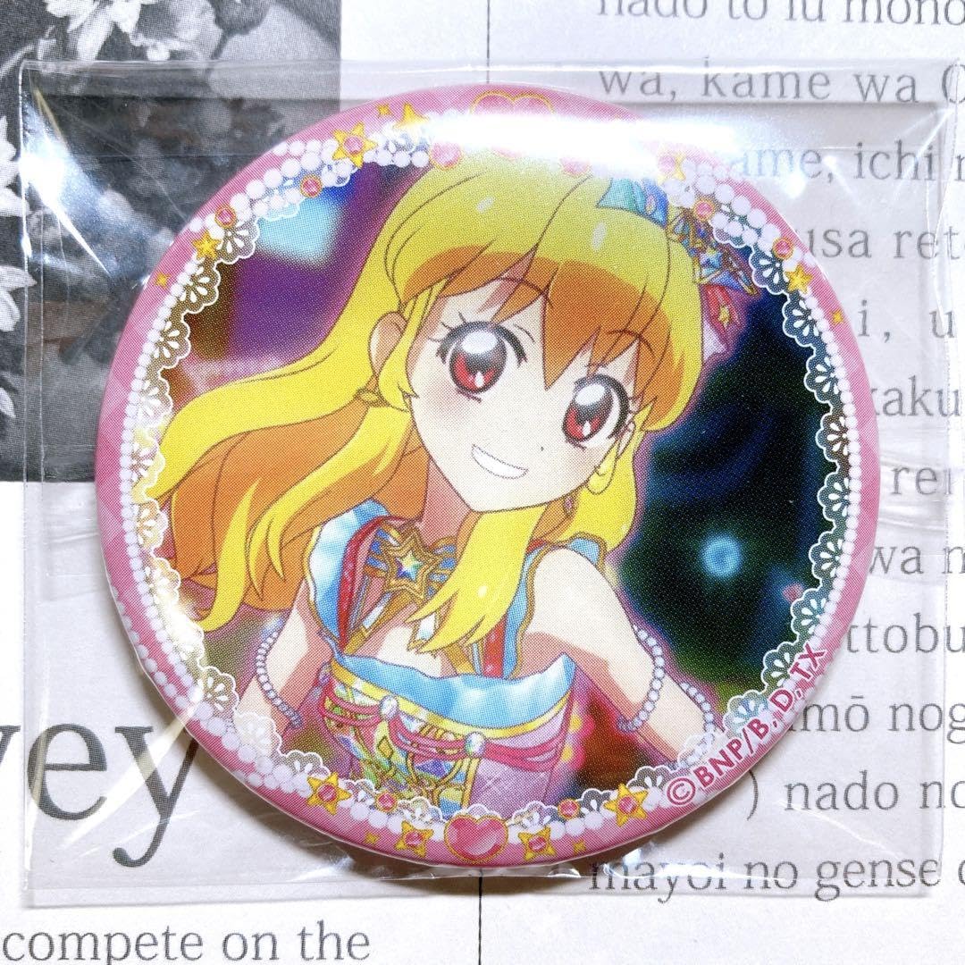 アイカツ オフィシャルショップ ガラポン 缶バッジ 星宮いちご