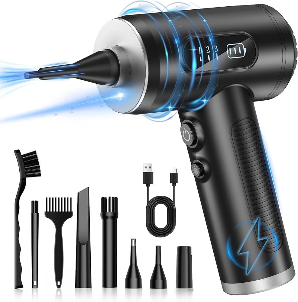 Amazon | 【2023革新版】エアダスター 電動エアダスター 超強力エア