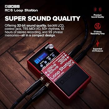 Amazon.com: BOSS RC-5 Loop Station | Advanced Looping Features in