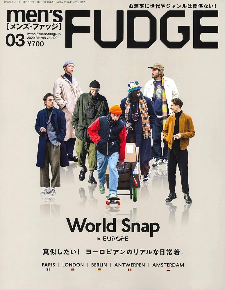 men's FUDGE - メンズ ファッジ - 2020年 3月号 Vol.120 |本 | 通販