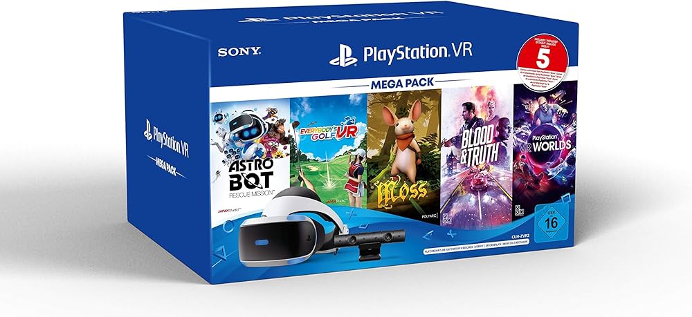 Sony PlayStation VR Mega Paketi + 5 Oyunlar Paketi - PS4 Sanal