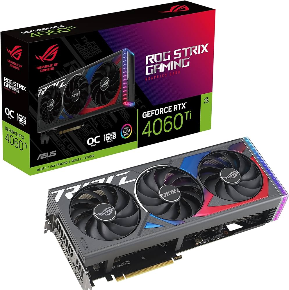 Amazon | ASUS ROG Strix GeForce RTX™ 4060 Ti OC Edition ゲーミング