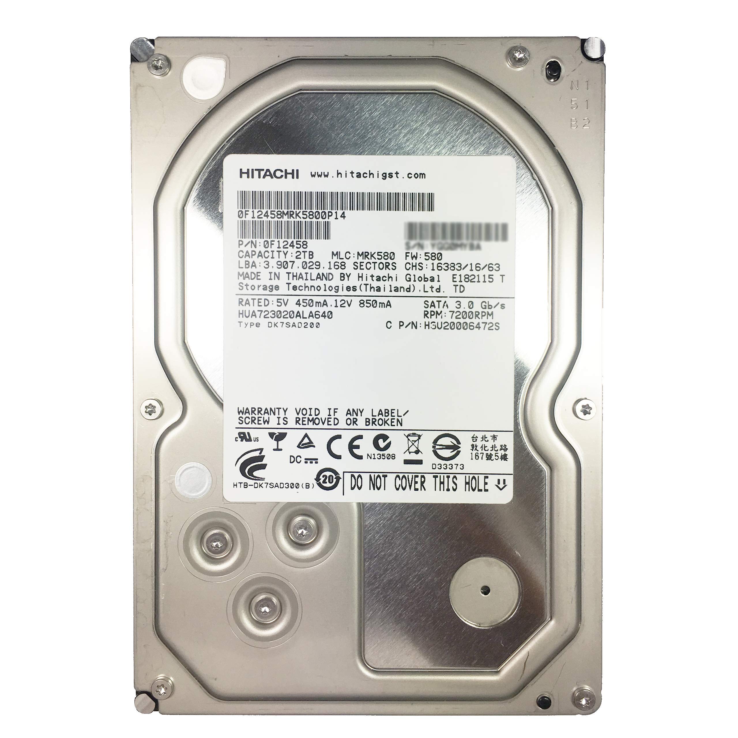 Amazon.com: HGST HUA723020ALA640 2TB SATA 3.5 7.2K 6Gbps