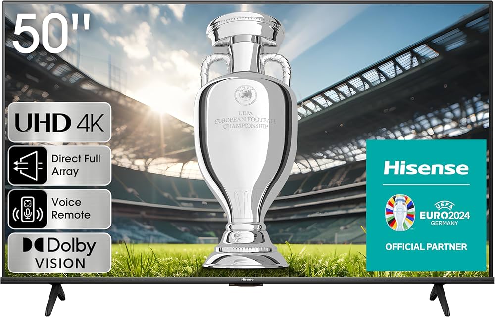 Hisense 50 Inch 4K LED VIDAA UHD Smart with Dolby Vision Pixel