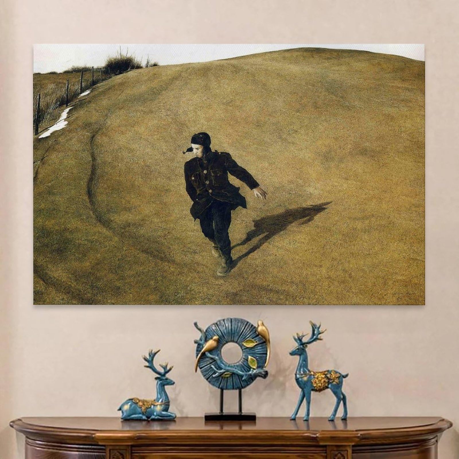 Amazon.co.jp: Andrew Wyethアンドリュー・ワイエス絵画（1946年 冬