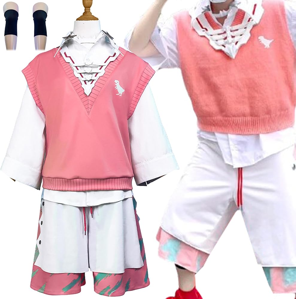 Amazon.co.jp: [青空COS] コスプレ 赤城ウェン コスプレ衣装 セット