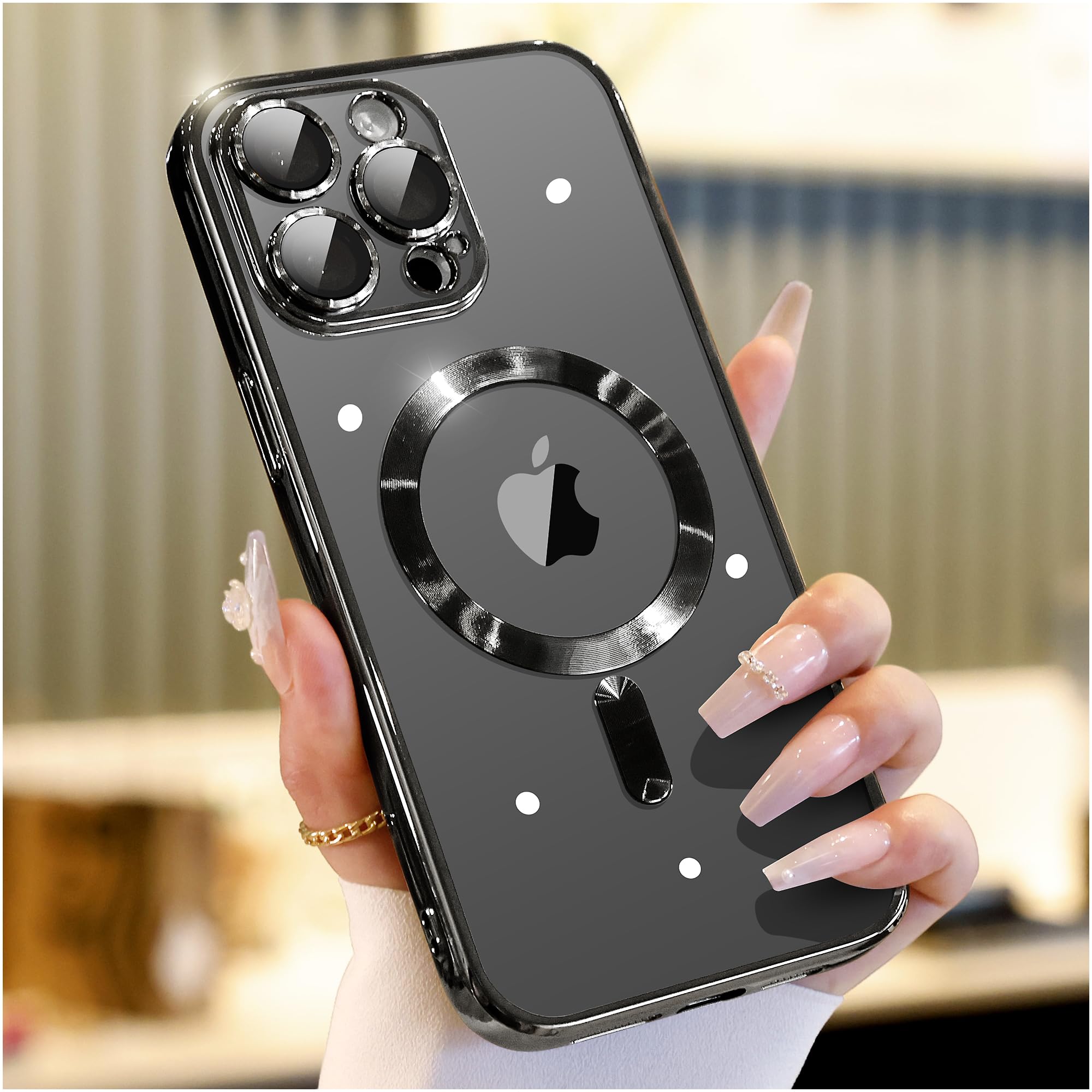 Amazon.com: Waldeng for iPhone 15 Pro Max Case with Integrated