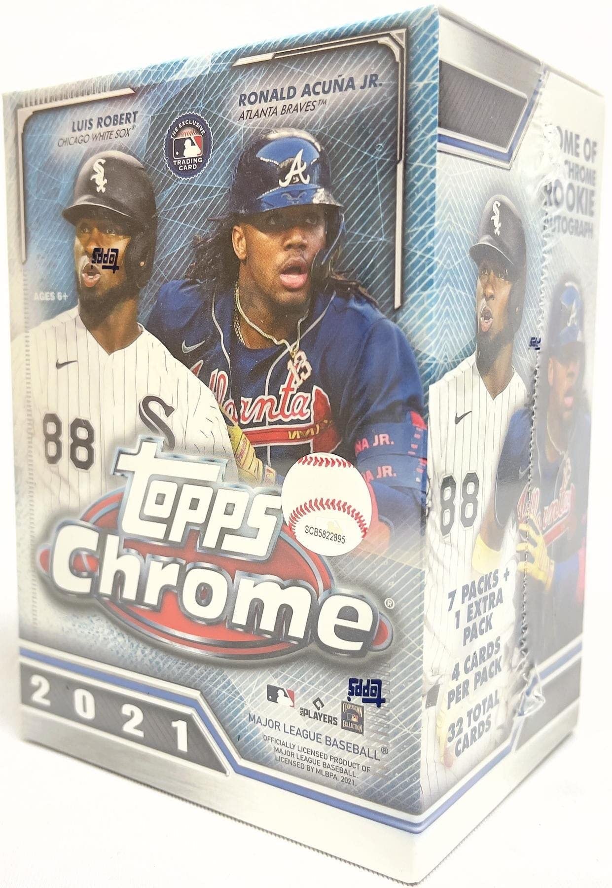 Amazon.com: 2021 Topps Chrome Baseball Cards Blaster Box 32 Cards