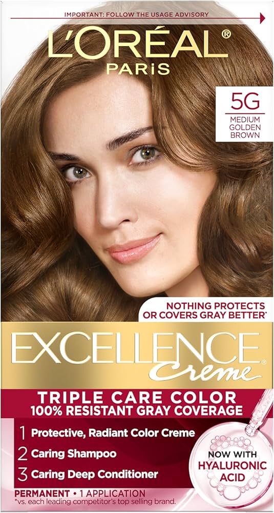 Amazon.com : L'Oreal Paris Excellence Crème Permanent Hair Dye