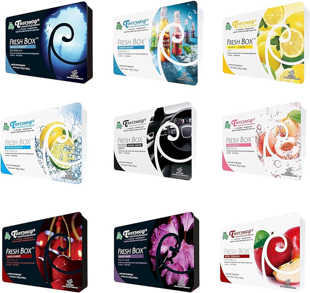 Amazon.com: Treefrog Fresh Box 9 packs Assorted Scent Apple Squash