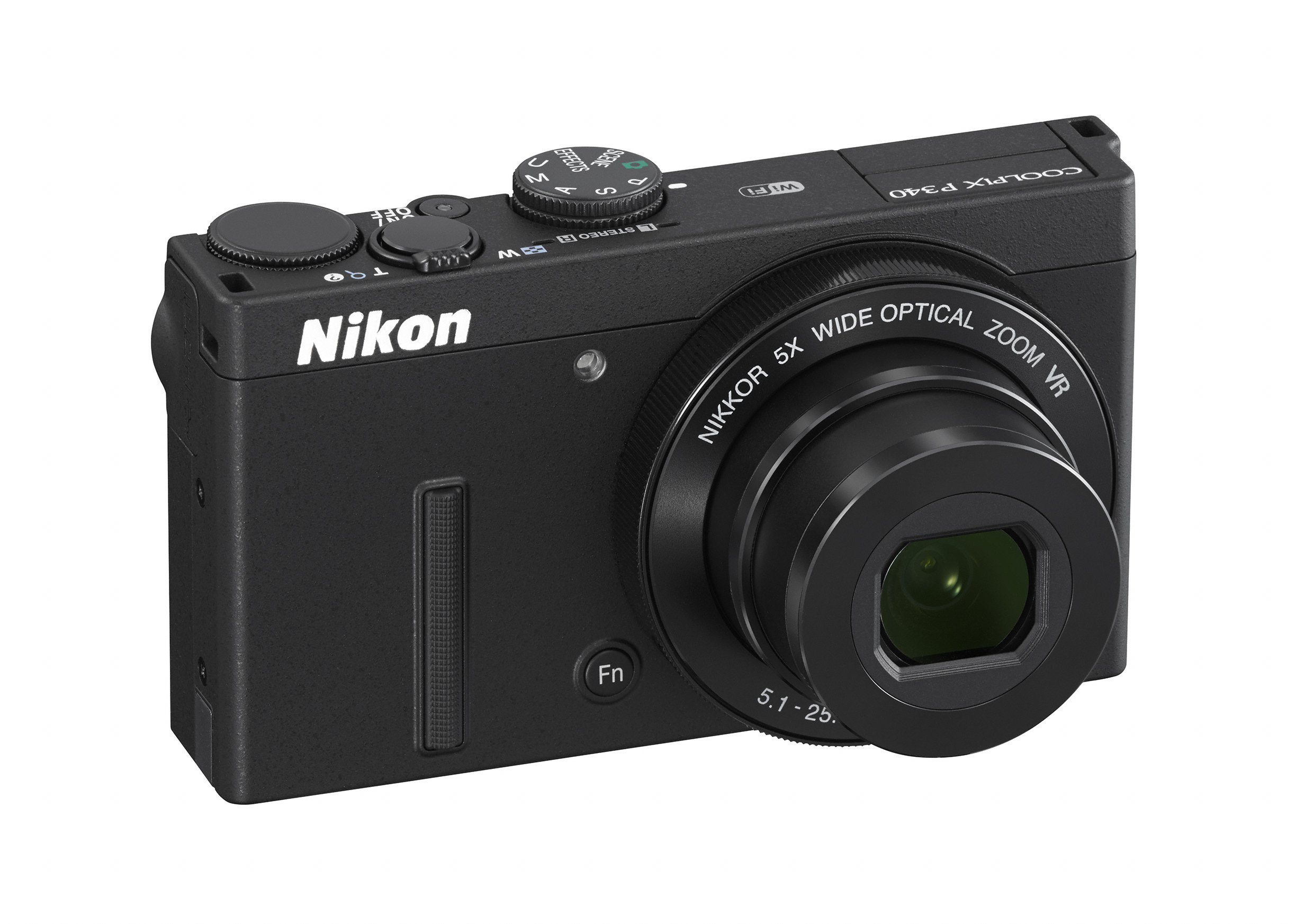 Amazon.com : Nikon COOLPIX P340 Digital Camera (Black) : Electronics