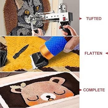 Amazon｜タフティングガン スターターキット、2 in 1 カットアンド