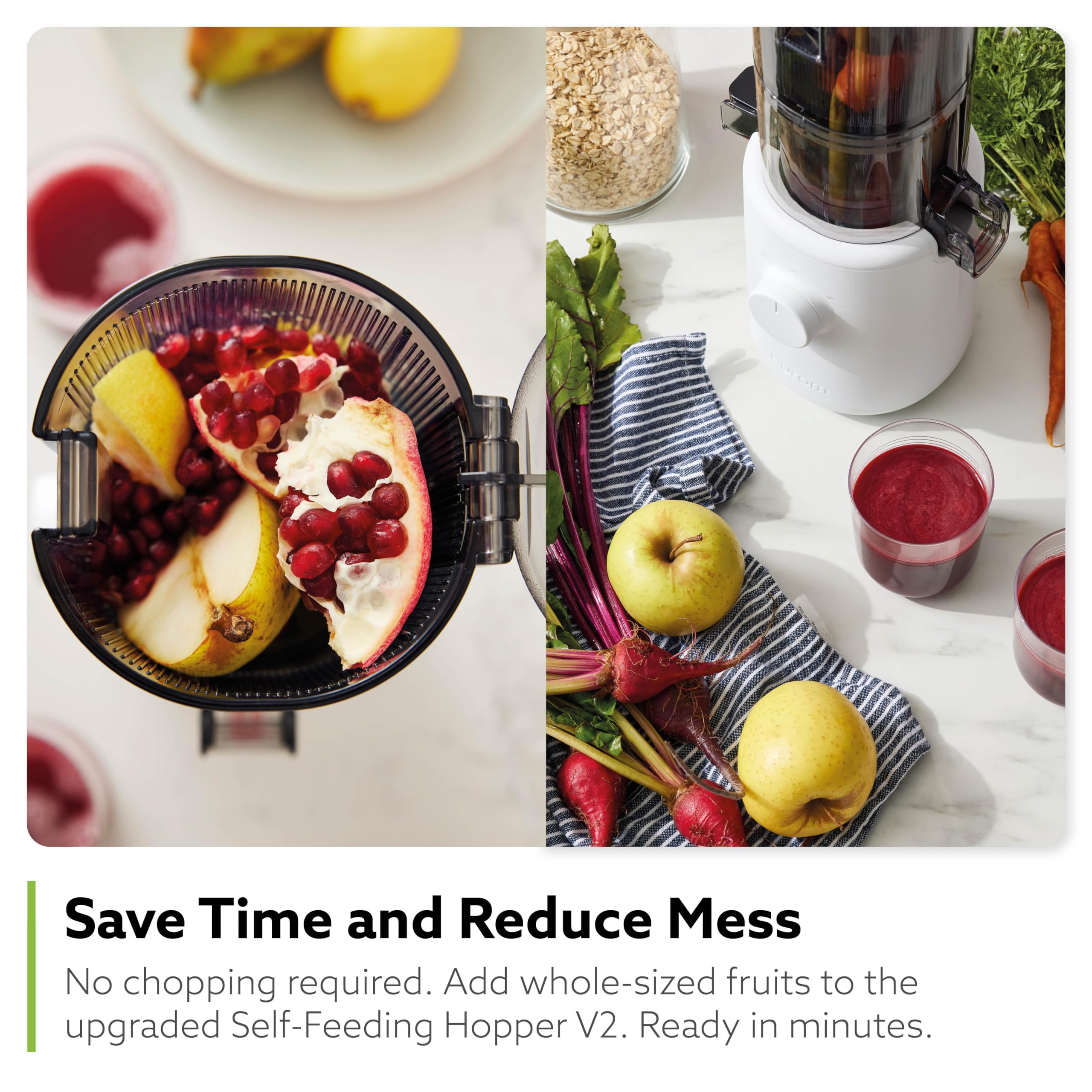 Amazon.com: Hurom H310 Easy Clean Slow Juicer, Lavender | Compact