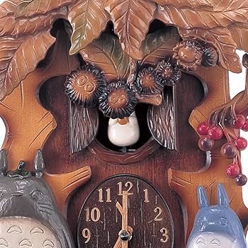 Amazon.co.jp: リズム(RHYTHM) となりのトトロ 掛け時計 からくり時計