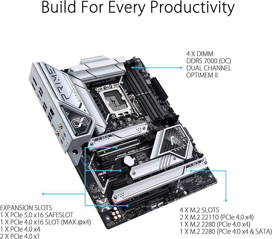 Amazon.com: ASUS Prime Z790-A WiFi 6E LGA 1700(Intel 14th