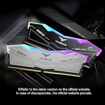 TEAMGROUP T-Force Delta RGB DDR5 Ram 48GB (2x24GB) 7200MHz PC5