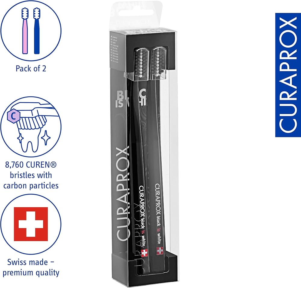 Amazon | クラプロックス（CURAPROX） 歯ブラシ ブラックイズホワイト