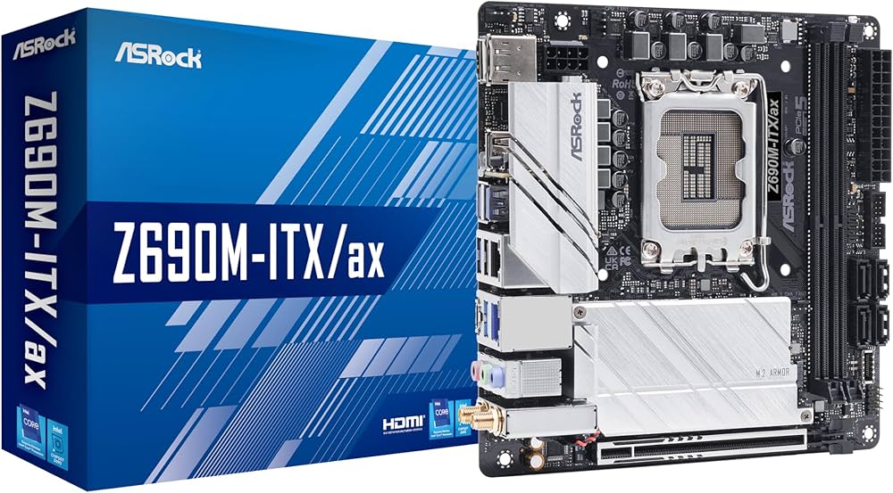 Amazon | ASRock マザーボード Z690M-ITX/ax Intel 第12世代 CPU