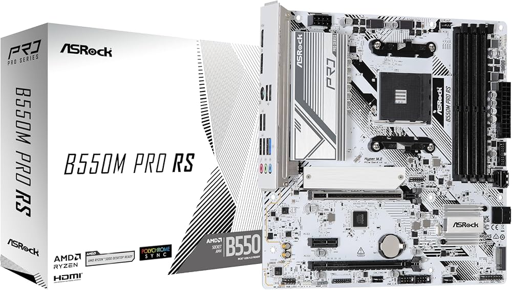 Amazon | ASRock マザーボード B550M Pro RS AMD Ryzen 5000 シリーズ