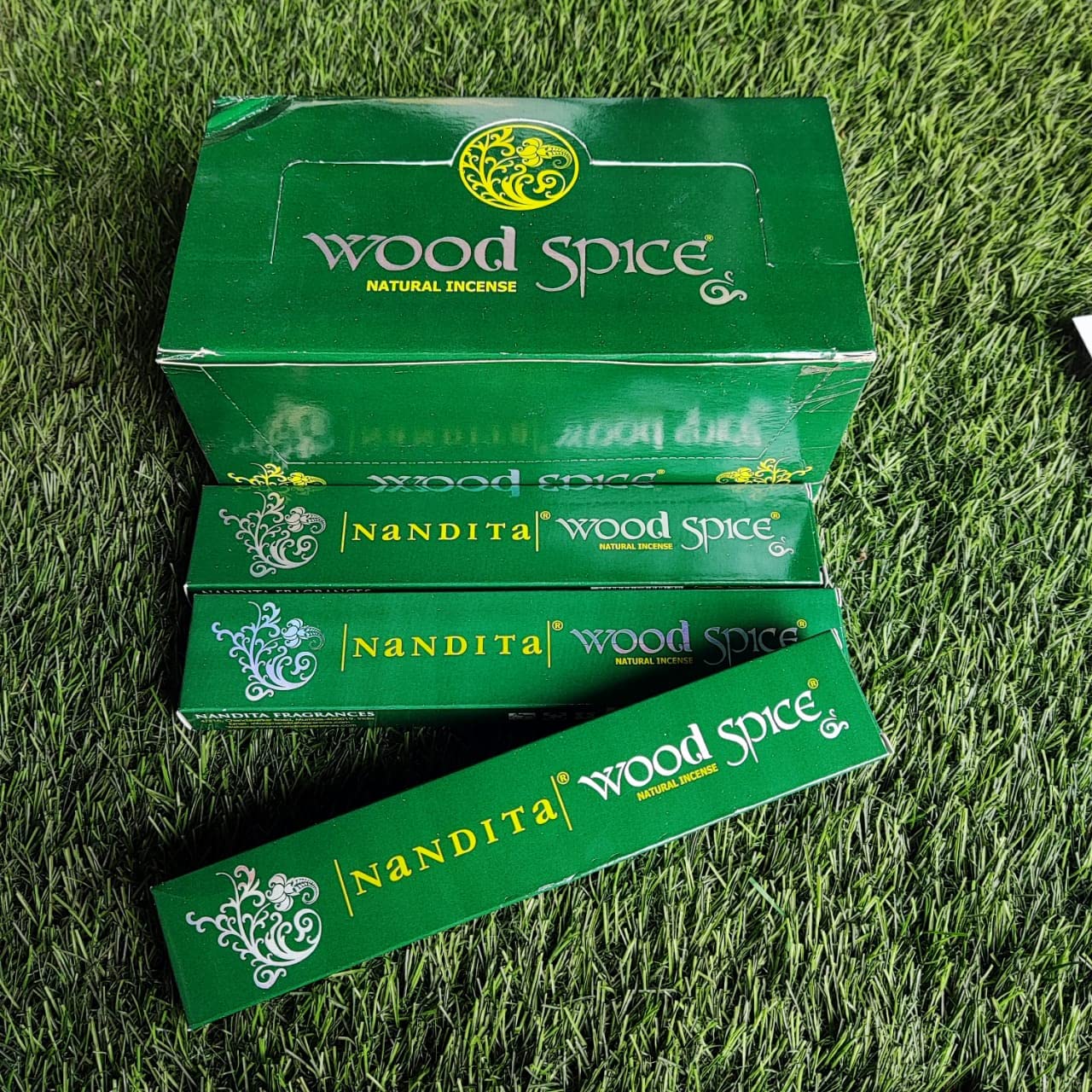 Amazon.com: Nandita Wood Spice Incense Sticks 15 gm x 3 Pack