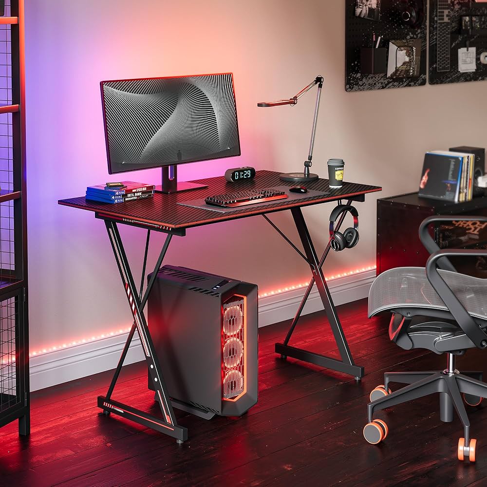 DESINO Gaming Desk 32 Inch PC Computer Desk, Home Office Desk