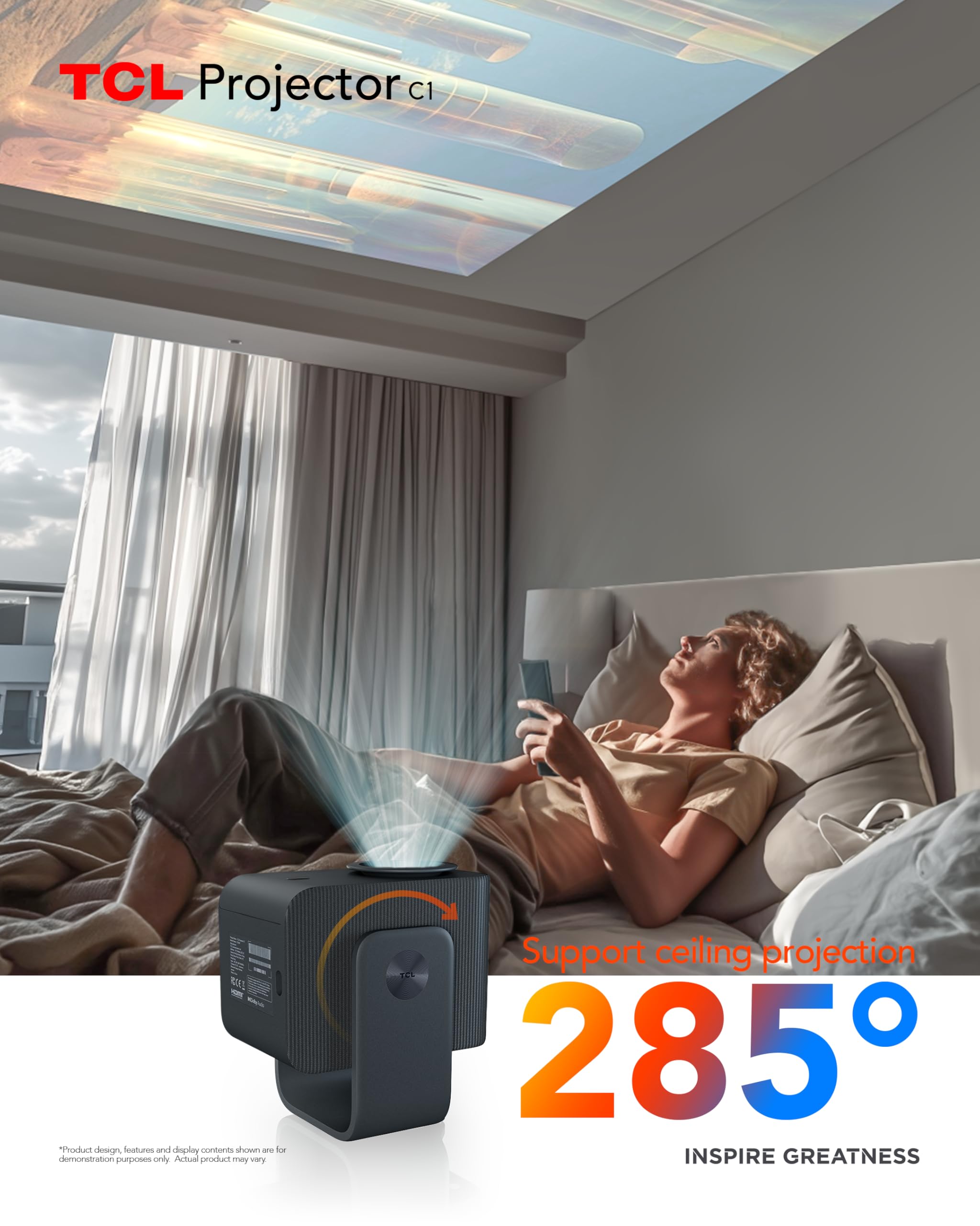 Amazon.com: TCL Projecor C1 + TCL Projector Playcube Projector GTV