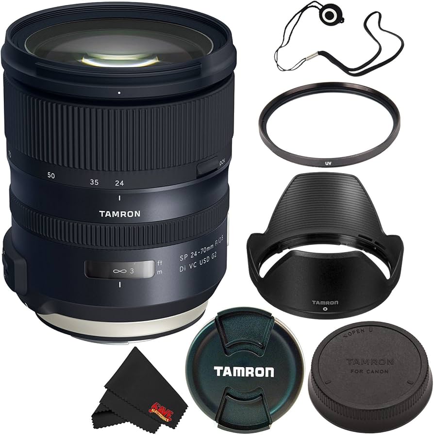 Amazon.com : 6Ave Tamron SP 24-70mm f/2.8 Di VC USD G2 Lens Canon