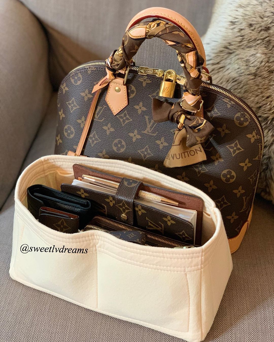 Amazon.com: Zoomoni Premium Bag Organizer for Louis Vuitton