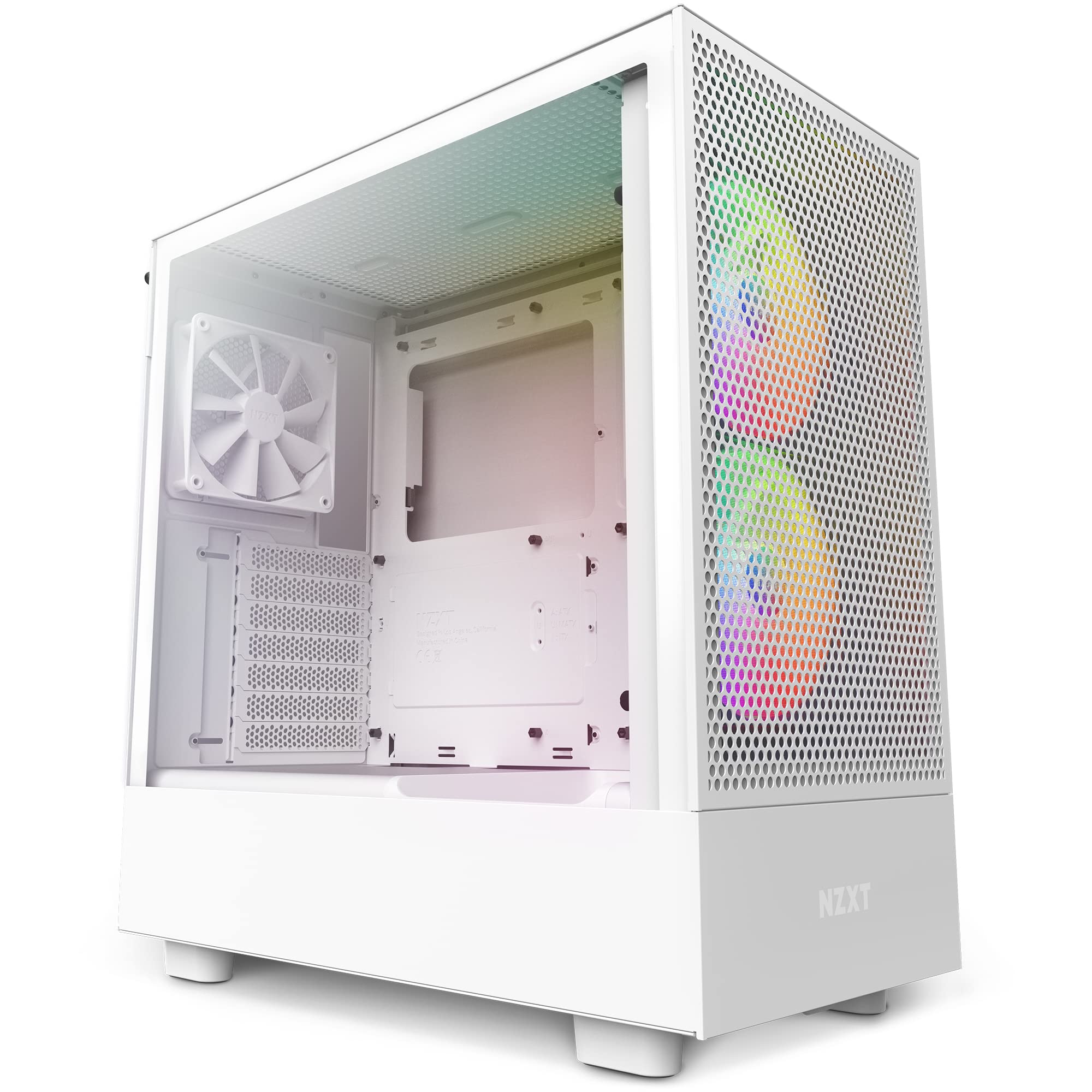 Amazon.com: NZXT H5 Flow RGB Compact ATX Mid-Tower PC Gaming Case