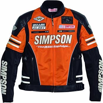 Amazon | シンプソン(SIMPSON) メッシュジャケット ORANGE LW SJ-4115