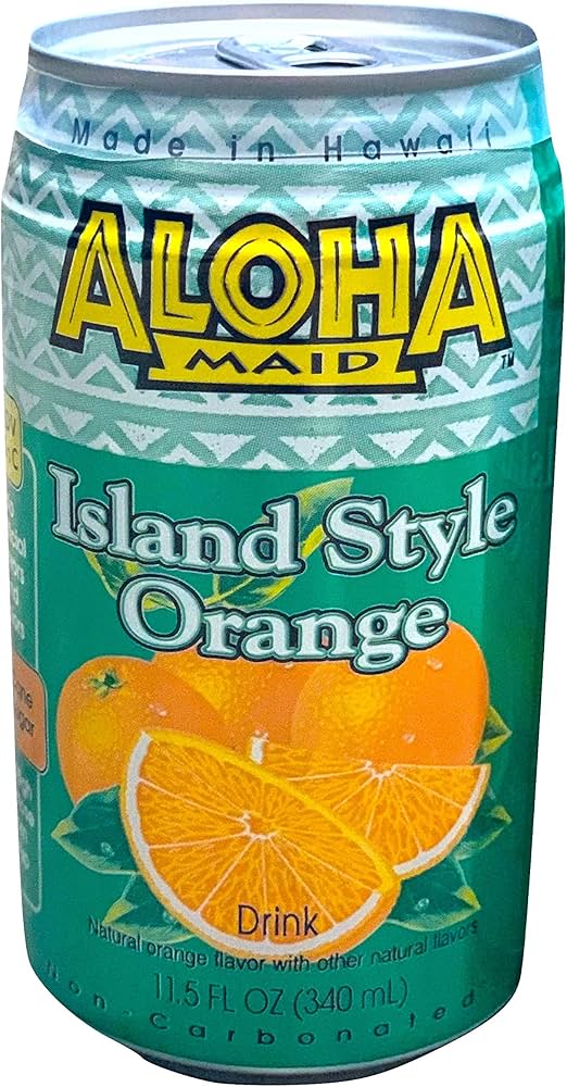 Amazon.com : Aloha Maid Natural Drink, Island Style Orange, 11.5