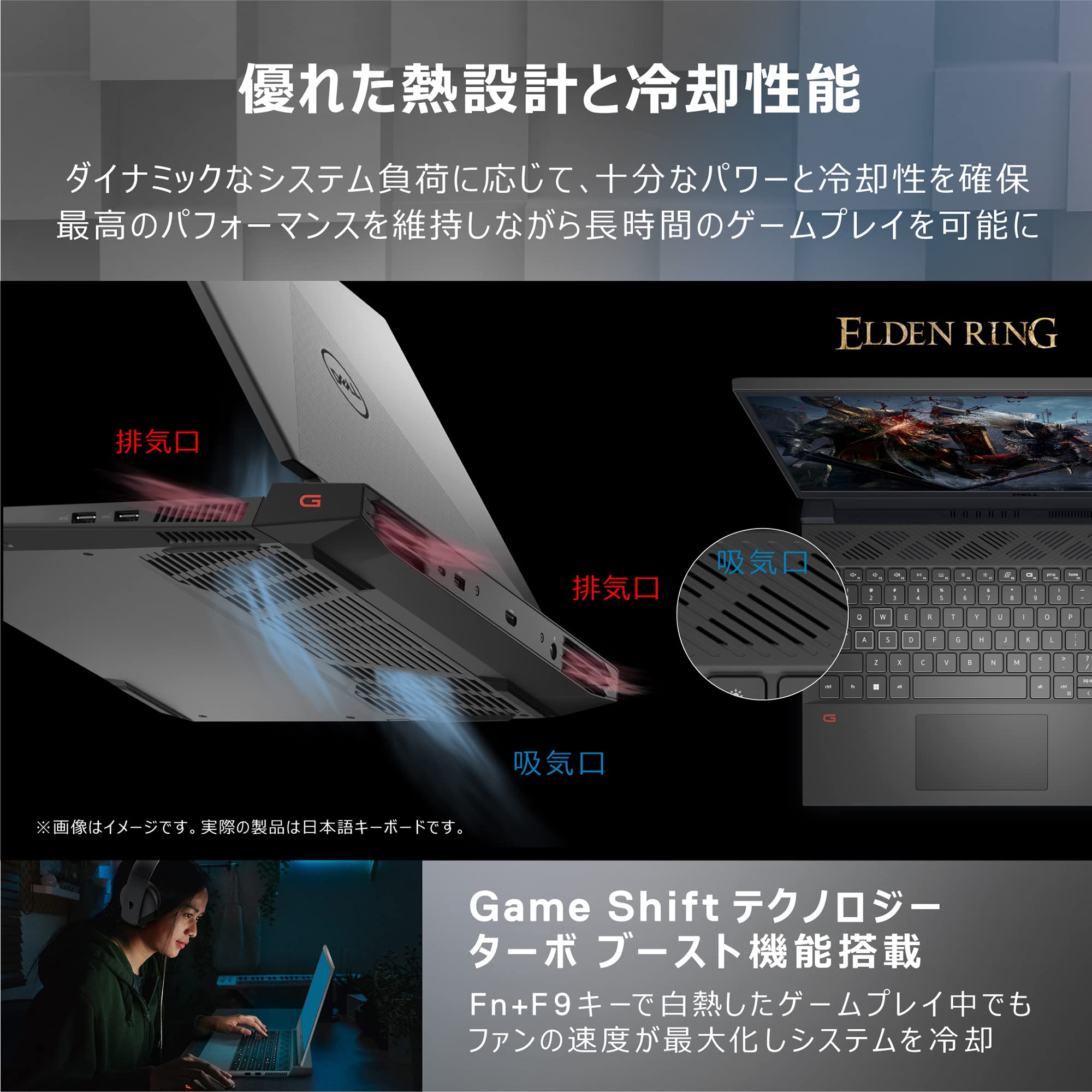 Amazon.co.jp: Dell G15 5520 ゲーミングノートパソコン NG9X5A-CHLDG