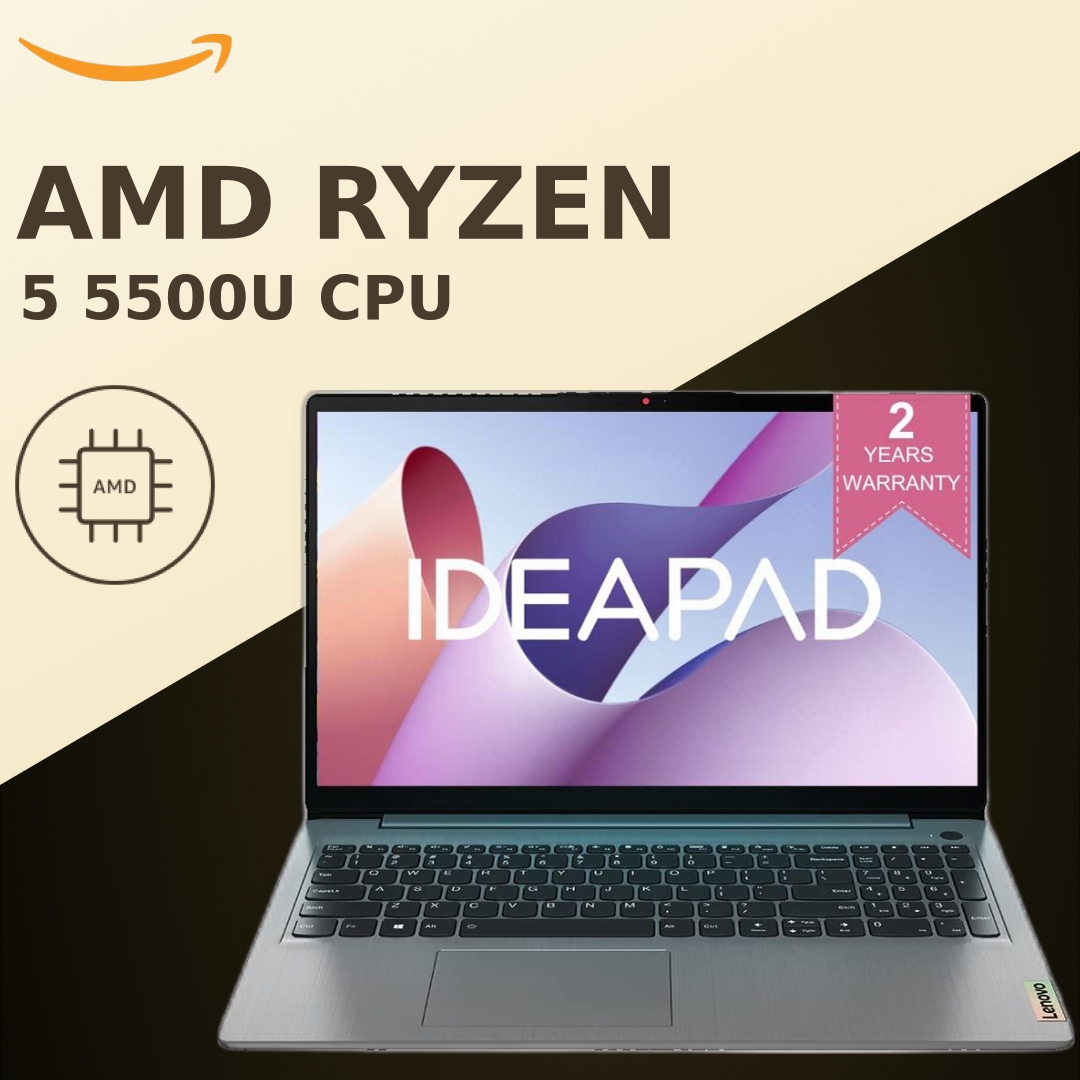 Lenovo IdeaPad Slim AMD 3 Ryzen 5 5500U 15.6