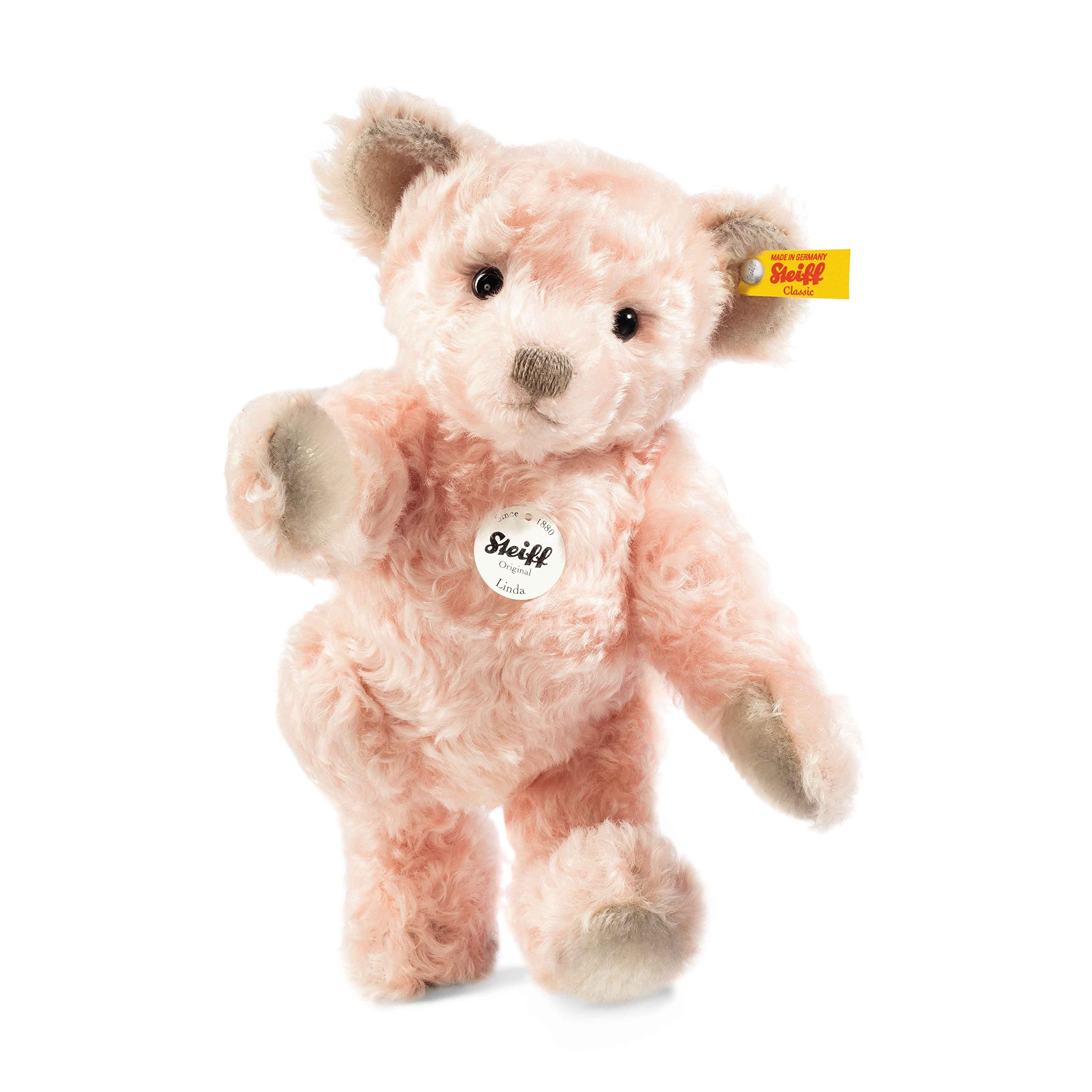 Amazon.com: Steiff Linda Teddy Bear Collectible Plush Animal, Pale