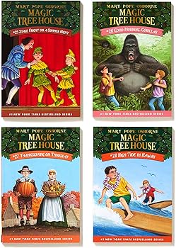 Amazon.com: Magic Tree House Books 25-28 Boxed Set: 9780399549564