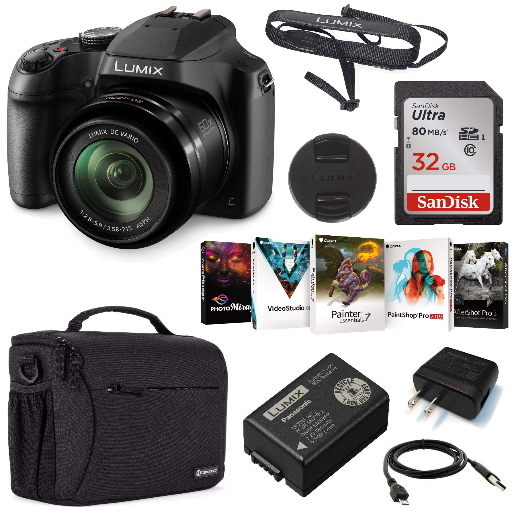 Amazon.com : Panasonic LUMIX FZ80D 18.1MP Point & Shoot Digital