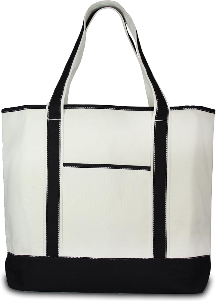 Amazon.com: Ensign Peak Deluxe Canvas Tote Bag, Black : Clothing