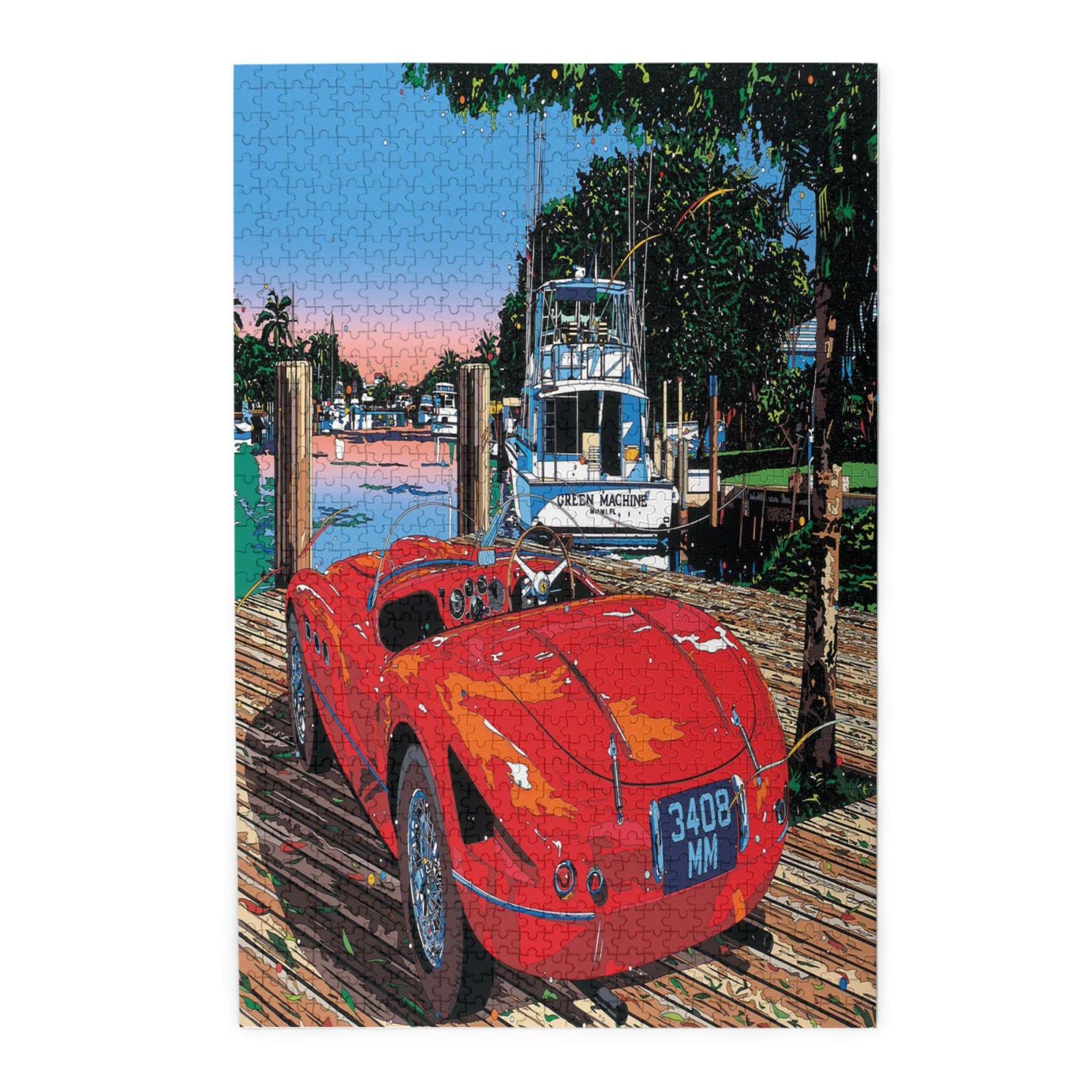 鈴木英人 EIZIN SUZUK BEACH CLUB BAR ジクソーパズル 鈴木英人 EIZIN