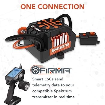 Amazon.com: Spektrum Firma 40A Brushed Smart 2-in-1 ESC and